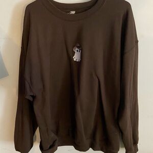 Cowboy Ghost Halloween Sweater